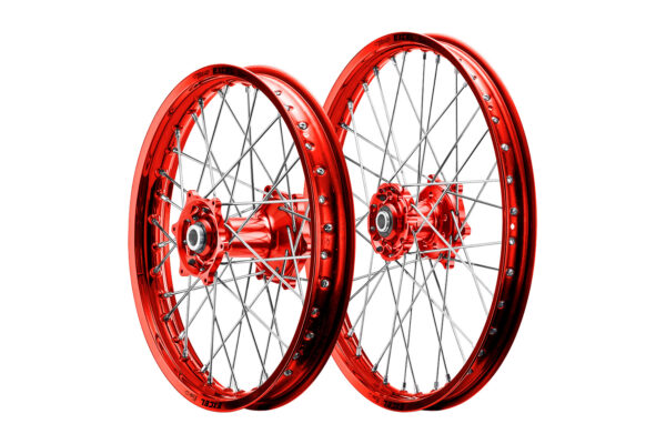 Excel Felgensatz Haan Wheels Motocross Felgen Rot