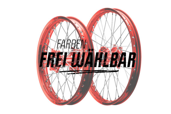Excel Felgensatz Haan Wheels Motocross Felgen Rot Ffw
