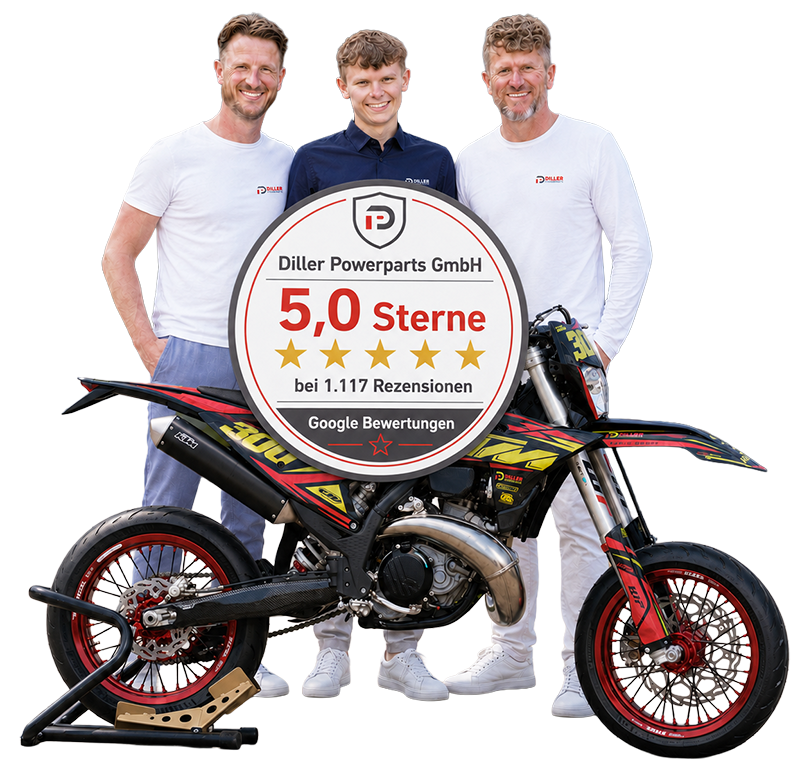 Diller Powerparts Bewertungen Erfahrungsberichte Rezensionen Siegel Bild Supermoto Gross Frei
