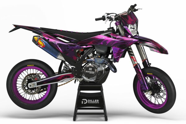 Supermoto Dekor Extreme Purple Passend Für Ktm