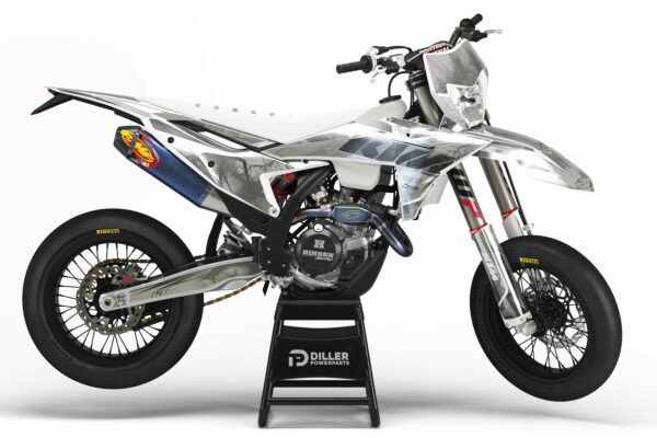 Supermoto Dekor Extreme Silver Passend Für Ktm