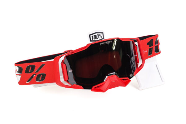 100% Crossbrille Armega Hiper – Chrom Red