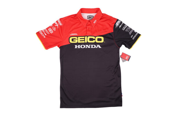 100% Poloshirt Team Geico Honda In Der Größe S 1