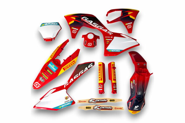 Dekor Gas Gas Auf Plastiks Beklebt Fuer Mx Und Enduro Modelle 09
