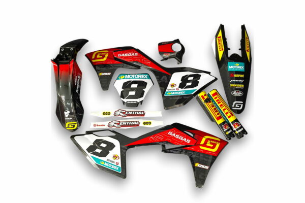 Dekor Gas Gas Auf Plastiks Beklebt Fuer Mx Und Enduro Modelle 10