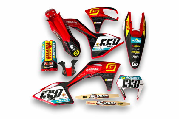 Dekor Gas Gas Auf Plastiks Beklebt Fuer Mx Und Enduro Modelle 20