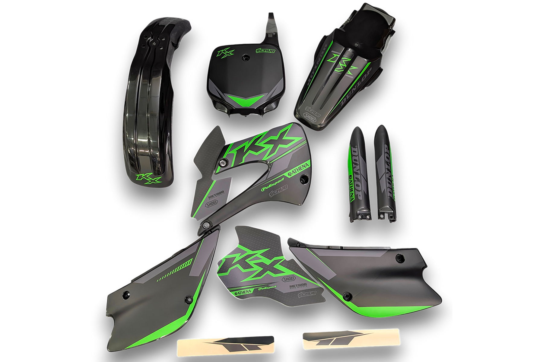 Dekor Kawasaki Auf Plastiks Beklebt Fuer Mx Und Enduro Modelle 11 Dekor Kawasaki Auf Plastiks Beklebt Fuer Mx Und Enduro Modelle 11
