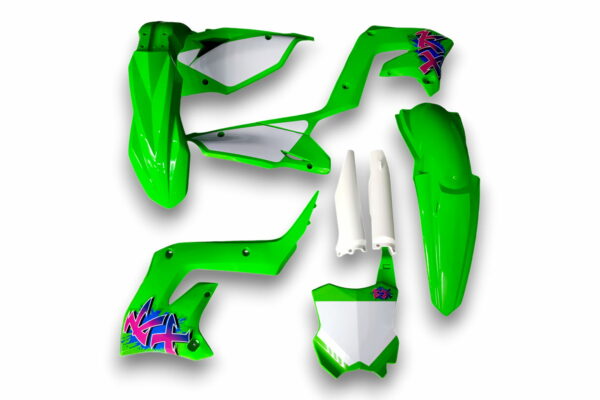 Decor Kawasaki Applied to Plastics for MX and Enduro Models 12