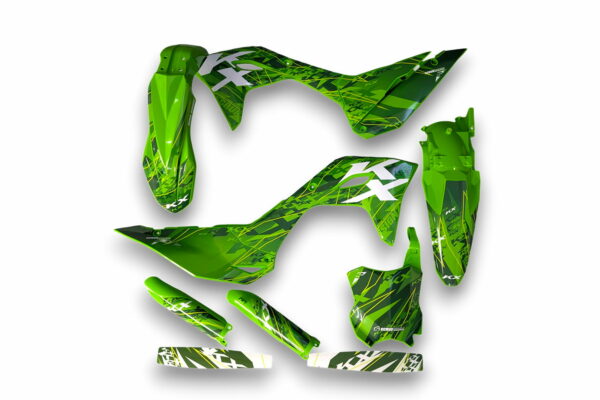 Decor Kawasaki Applied To Plastics For Mx And Enduro Models 15