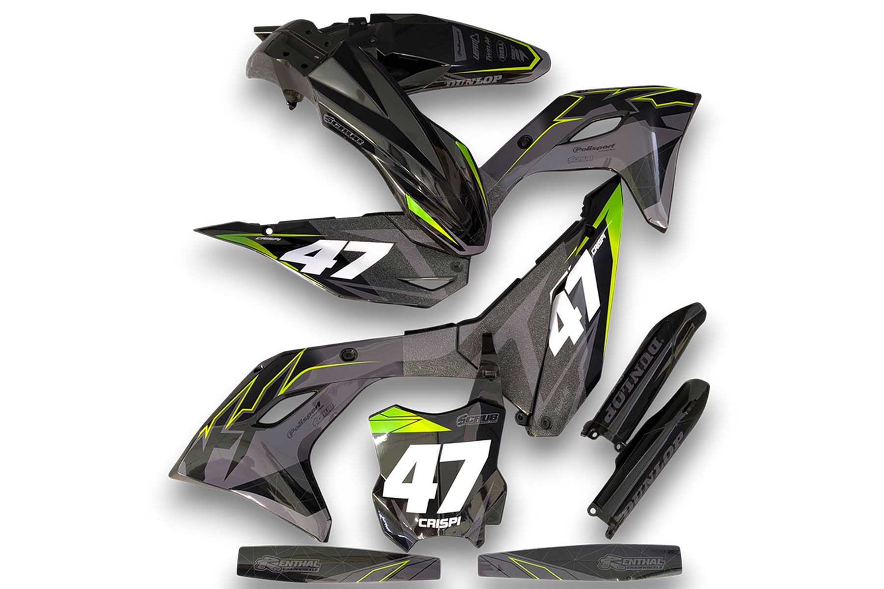 Dekor Kawasaki Auf Plastiks Beklebt Fuer Mx Und Enduro Modelle 18 Dekor Kawasaki Auf Plastiks Beklebt Fuer Mx Und Enduro Modelle 18