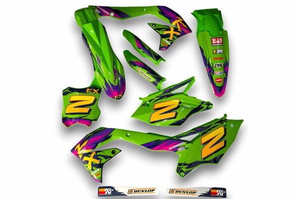Decor Kawasaki On Plastics Applied For Mx And Enduro Models 19