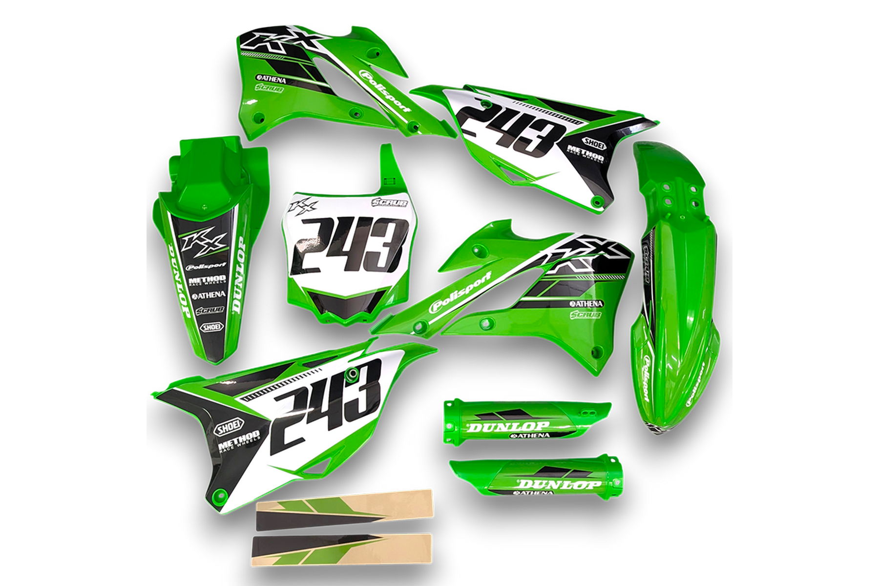 Dekor Kawasaki Auf Plastiks Beklebt Fuer Mx Und Enduro Modelle 26 Dekor Kawasaki Auf Plastiks Beklebt Fuer Mx Und Enduro Modelle 26