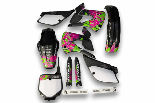 Decor Kawasaki Applied to Plastics for MX and Enduro Models 30
