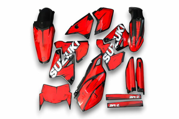 Dekor Suzuki Auf Plastiks Beklebt Fuer Mx Und Enduro Modelle 15