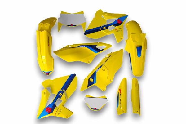 Dekor Suzuki Auf Plastiks Beklebt Fuer Mx Und Enduro Modelle 18