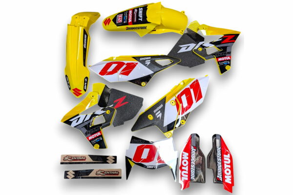 Dekor Suzuki Auf Plastiks Beklebt Fuer Mx Und Enduro Modelle 19