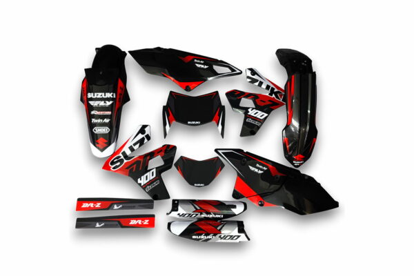 Dekor Suzuki Auf Plastiks Beklebt Fuer Mx Und Enduro Modelle 23