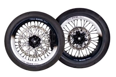 Excel Felgensatz Haan Wheels Supermoto Felgen Schwarz Wei&szlig; Passend Für Ktm, Husqvarna, Gas Gas Und Stark Varg