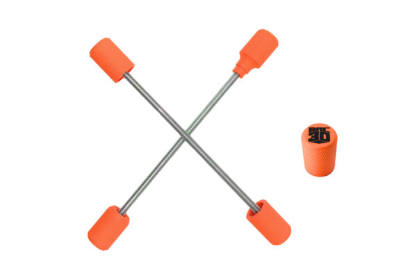Supermoto Axle Sliders &ndash; Stunt Pegs Pour Les Axes En Couleur Orange