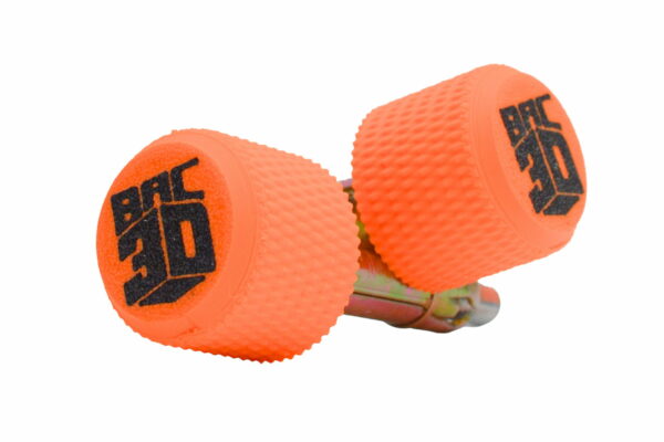 Supermoto Bar Ends &ndash; Crash Pegs pour guidon couleur orange
