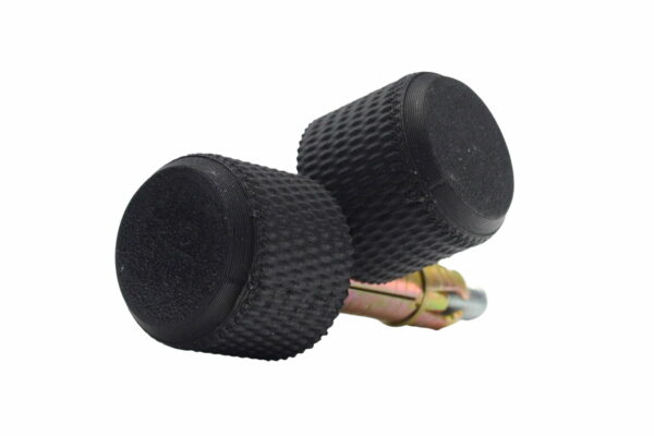 Supermoto Bar Ends &ndash; Crash Pegs pour guidon couleur noir