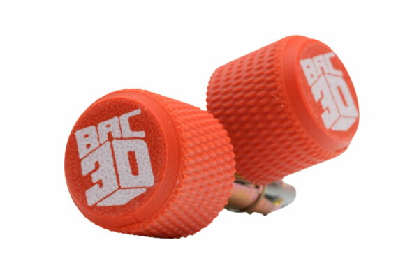 Supermoto Bar Ends – Sturz Pegs Für Den Lenker In Der Farbe Rot