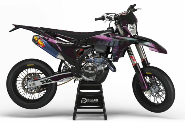 Supermoto Dekor Launch Black Passend Für Ktm