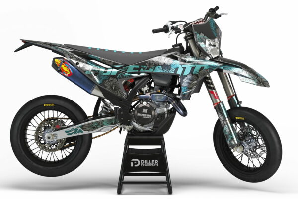 Supermoto Dekor Launch Grey Passend Für Ktm