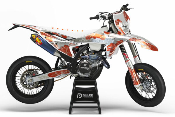Supermoto Dekor Launch Orange Passend Für Ktm