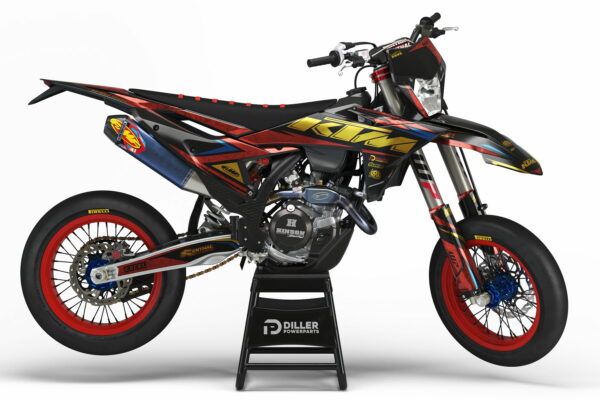 Supermoto Dekor Lead Red Passend Für Ktm