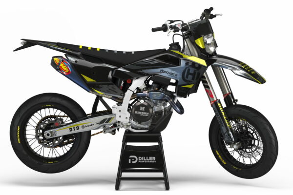 Supermoto Dekor Pursue Black Passend Für Husqvarna
