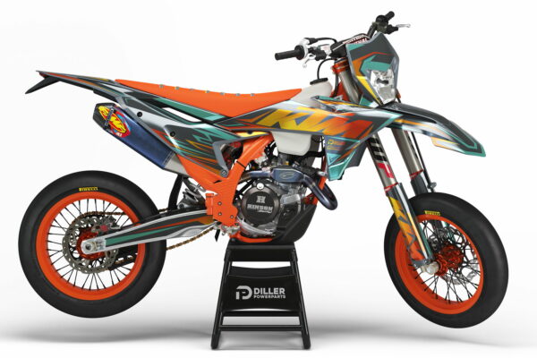 Supermoto Dekor Push Grey Passend Für Ktm