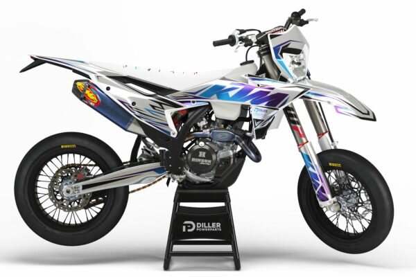 Supermoto Dekor Push Purple Passend Für Ktm