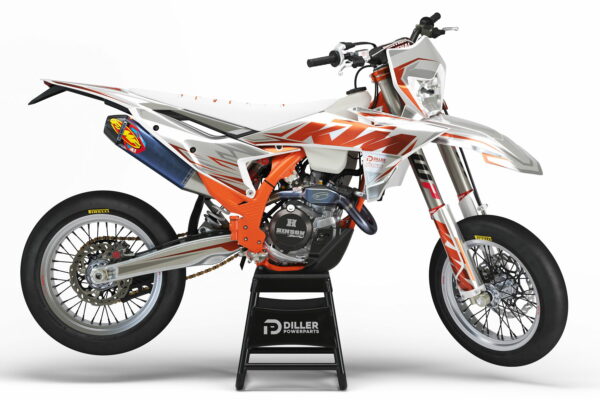 Supermoto Dekor Push Silver Passend Für Ktm