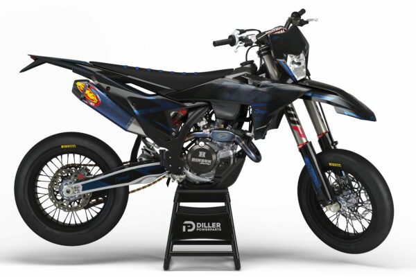 Supermoto Dekor Rise Blue Passend Für Ktm
