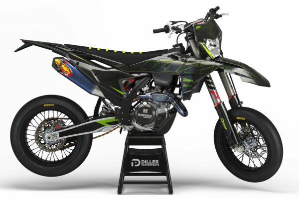 Supermoto Dekor Rise Green Passend Für Ktm