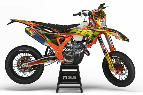 Supermoto Dekor Rugged Gold Passend Für Ktm