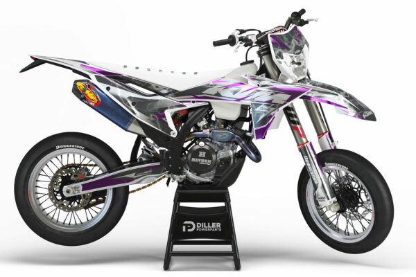 Supermoto Dekor Rugged Purple Passend Für Ktm