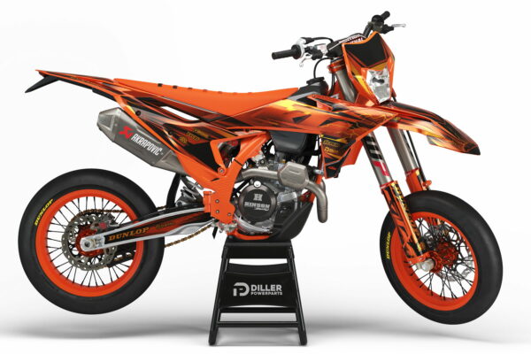 Supermoto Dekor Secure Black Passend Für Ktm