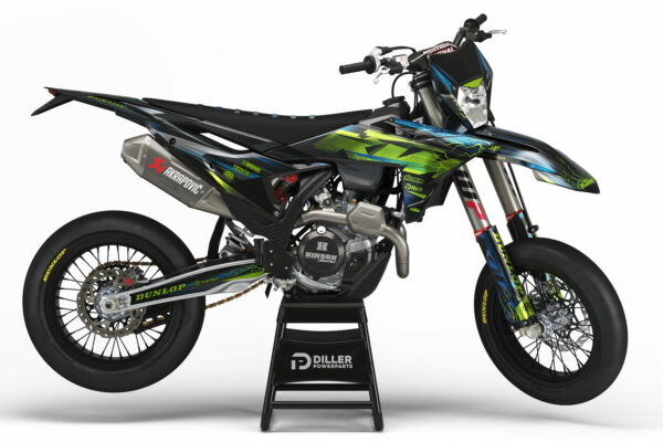 Supermoto Dekor Secure Green Passend Für Ktm