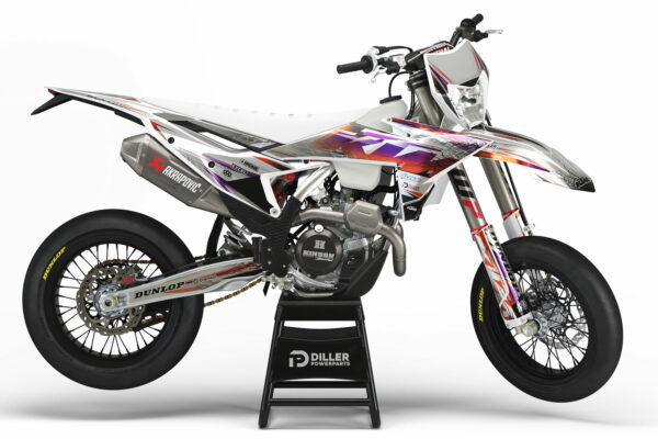 Supermoto Dekor Secure Silver Passend Für Ktm