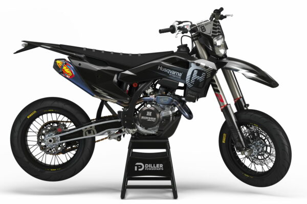 Supermoto Dekor Style Black Passend Für Husqvarna