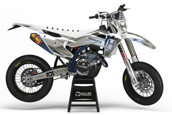 Supermoto Dekor Style Silver Passend Für Husqvarna