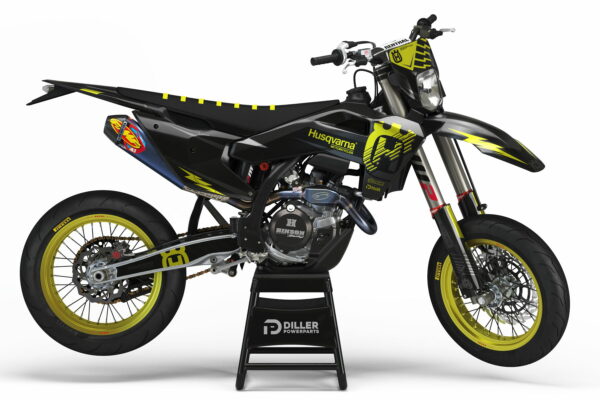 Supermoto Dekor Style Yellow Passend Für Husqvarna